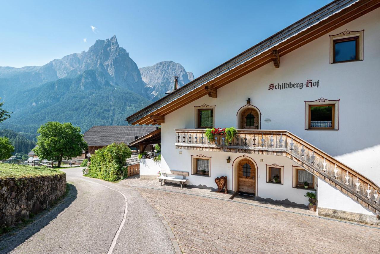 Apartament Schildberghof Santner Siusi Zewnętrze zdjęcie