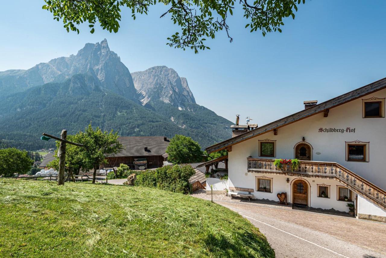 Apartament Schildberghof Santner Siusi Zewnętrze zdjęcie