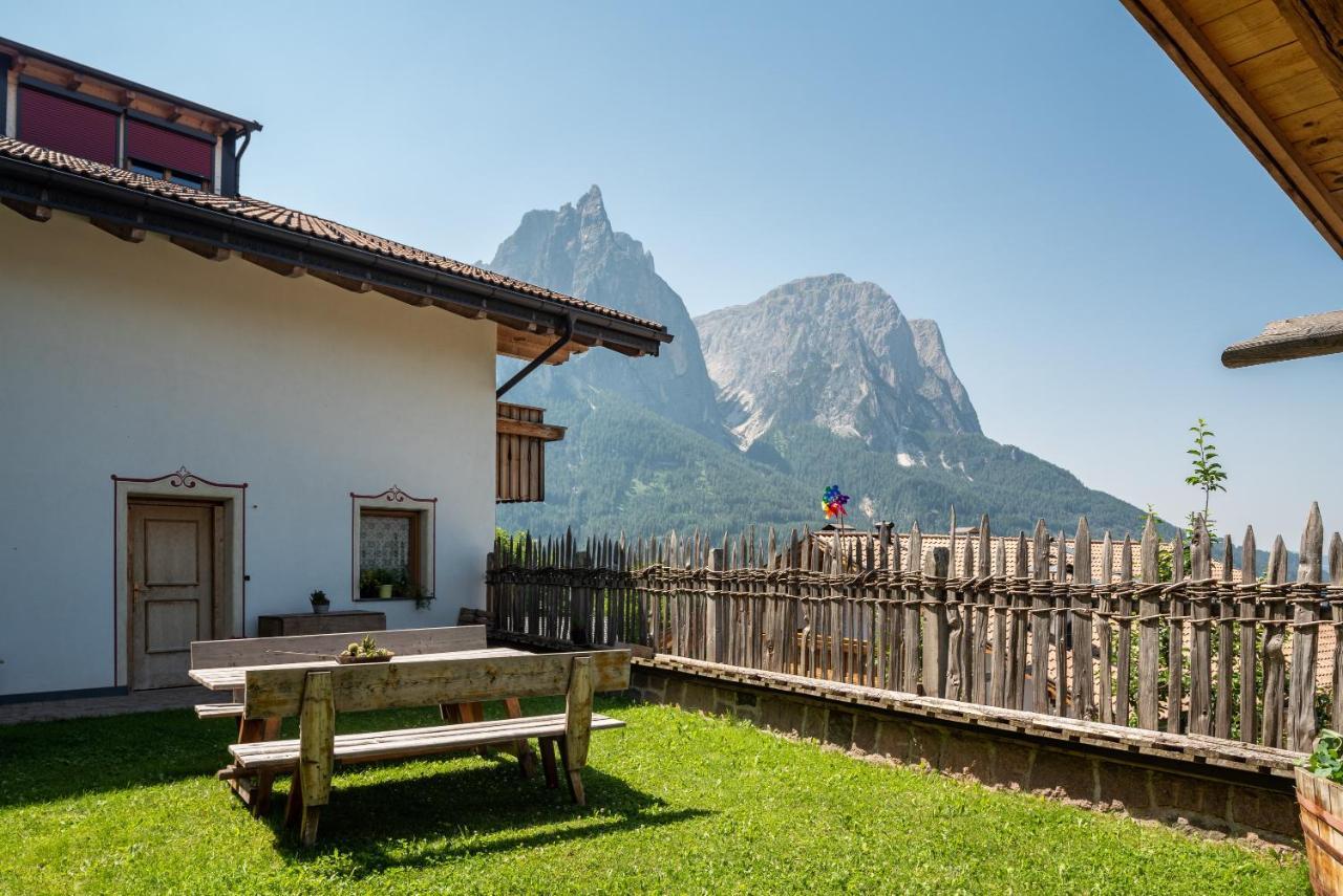 Apartament Schildberghof Santner Siusi Zewnętrze zdjęcie